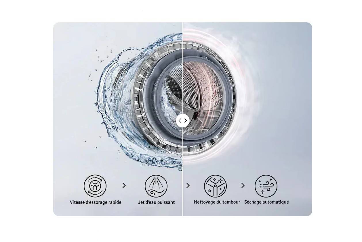 Lavante séchante samsung 18Kg prix tunisie