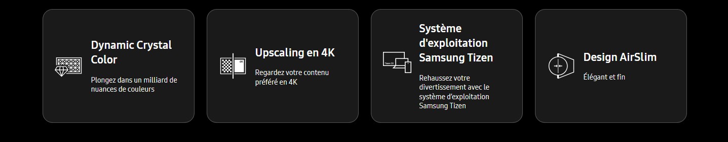 Samsung Smart Tv 65 pouces 4K Crystal UHD DU8000 prix tunisie